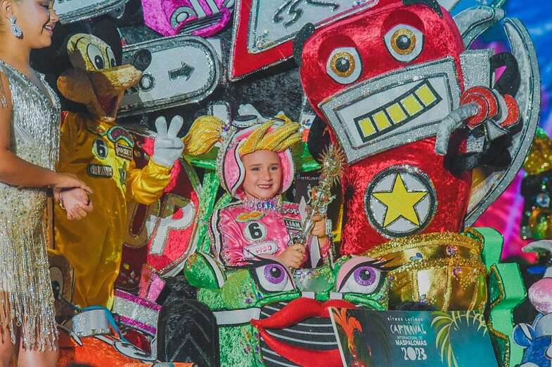 Liah Guardia Suárez, la nueva reina infantil del Carnaval Internacional de Maspalomas/TA.